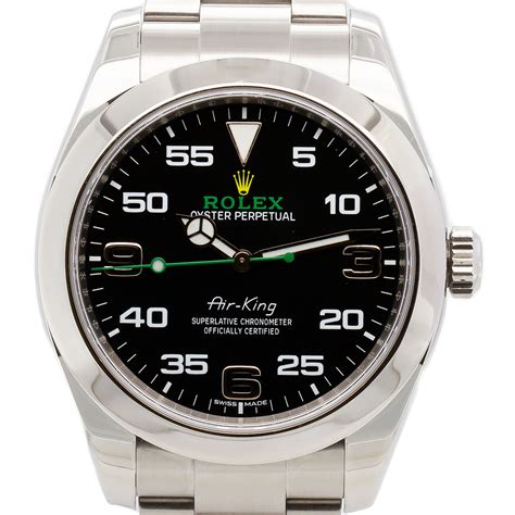 rolex air king numeri arancioni|rolex air king 40mm.